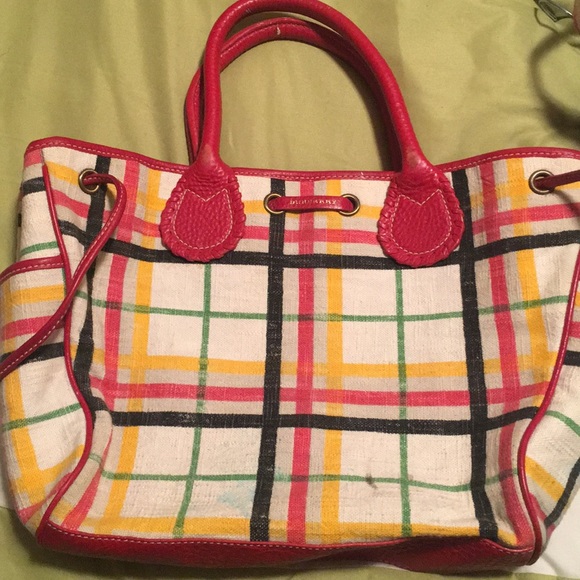 burberry linen bag